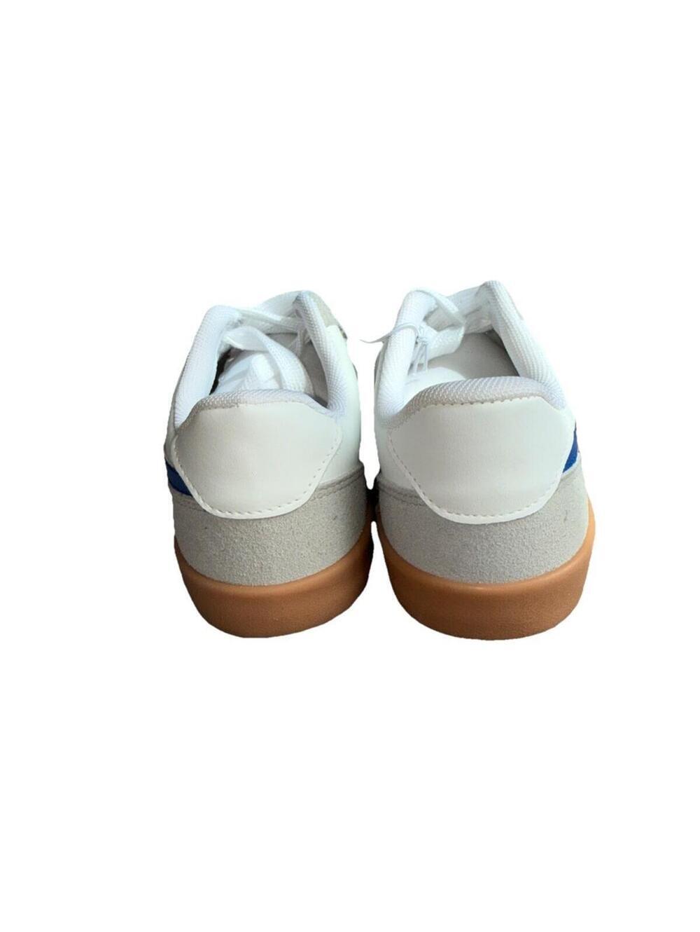 US Sports Boys Shoes Size 2 White And Blue. New No Box - Picture 4 of 5
